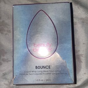 Beauty blender bounce liquid whip long wear foundation.